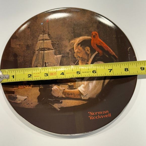 Norman Rockwell Heritage Collection "The Ship Builder" Knowles Collectible Plate - Picture 3 of 3